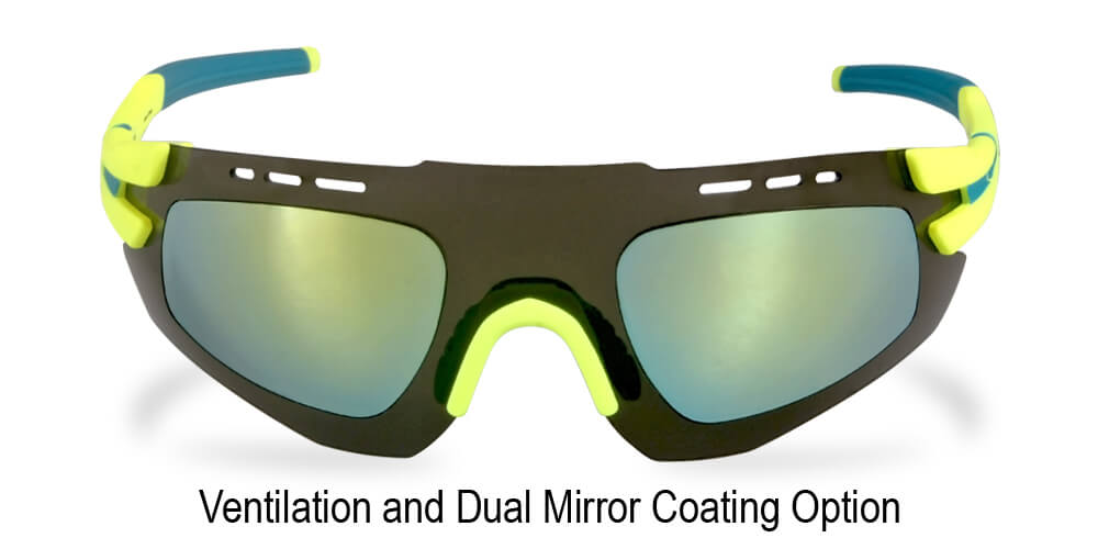 PROGEAR® Sportshades | Sprinter S-1284 Cycling Sunglasses (M) | 5 Colors