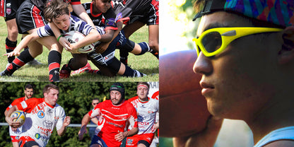 Gafas protectoras para los ojos PROGEAR® | Gafas de rugby (grandes) | 9 colores