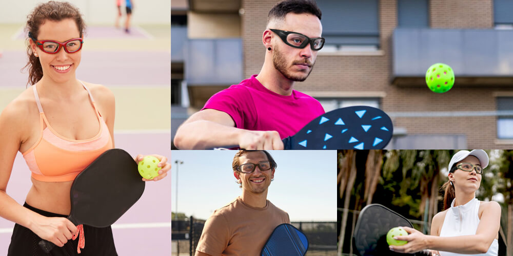 Protectores de ojos PROGEAR® | Gafas de pickleball (4 tamaños) | 12 colores 